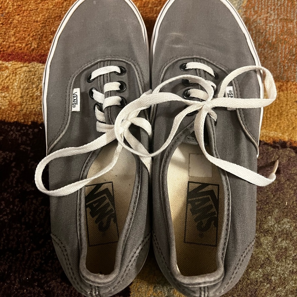 Vans canvas sneakers.